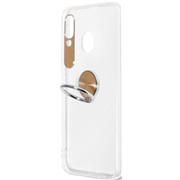 Чехол DF sTRing-02 Samsung Galaxy A20/A30 (gold) силиконовый с кольцом