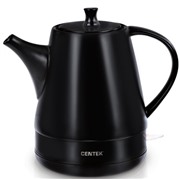 Чайник CENTEK CT-0063 черный 1500Вт, 1,2л, черная керамика, матовый
