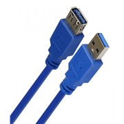Кабель SmartBuy (K870) удлинитель USB 3.0 M-F - 1,8 м синий