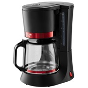 Кофеварка DELTA LUX DL-8152 black/red капельная, 1200мл, 720Вт, противокапельная система