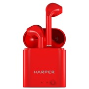 Наушники Harper HB-508 Red беспроводные,вкладыши с микрофоном,Bt