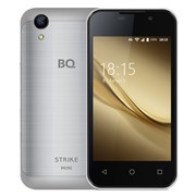 Сотовый телефон BQ S-4072 Strike Mini Silver Brushed 4,0" 800*480, 1/8Gb, 5Mp+2Mp