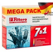 Бытовая химия Filtero Арт.703 Таблетки для ПММ "7 в 1", 90 шт.,МЕГАПАК
