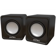 Акустическая система Perfeo Wave черный PF-128 ,2.0,2х3Вт,USB