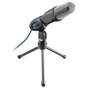 Микрофон настольный Trust MICO 20378 jack 3.5мм, длина кабеля - 2.5м, съёмная подставка