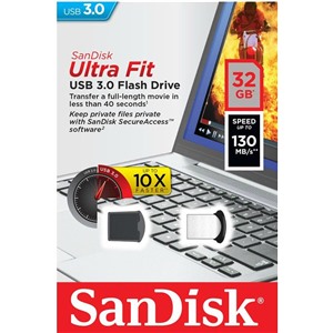 USB флеш накопитель 32 Gb SanDisk Cruzer Ultra Fit USB3.1 SDCZ430-032G-G46
