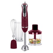 Блендер POLARIS PHB 0753 750Вт, бордовый, изм., миксер, нерж.