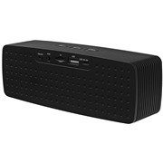 Портативная акустика Ginzzu GM-875B, 2х3W, черный. BT-Колонка/USB/SD/AUX/FM