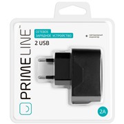 З/У Prime Line (2311) 2 USB 2.1A, черный*