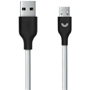 Кабель Prime Line (7220) micro USB серебро нейлон 1.2м