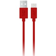 Кабель BoraSCO (37974) micro USB красный, 1 м (упаковка zip lock)