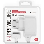 З/У Prime Line (2300) Apple 30-pin 1A, белый*