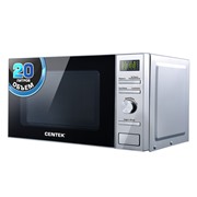 СВЧ печь CENTEK CT-1586 нерж. 700вт, 20л, такт. упр.
