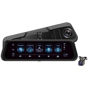 Видеорегистратор Recxon Guard V2 (зеркало) Android  9.4",1920x1080,3G,Wi-Fi,GPS,BT,FM, 2 кам, крепл+пр