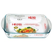 Форма для выпечки HELPER 4565C349 прямоугольная, 2,4 л, стекло