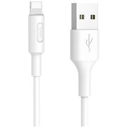 Кабель Hoco (X25) Apple 8-pin 1 м, белый