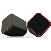 Акустическая система SmartBuy Cute SBA-2590 черно-оранж. / USB / 6 Вт. / ABS-пластик
