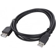 Кабель SmartBuy (K819) удлинитель USB 2.0 M-F - 1,8 м черный