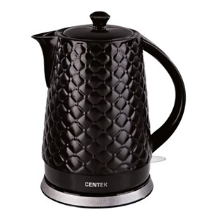 Чайник CENTEK CT-0061 черный 2000Вт, 2 л,суперчерная керамика, рельефный корпус