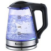 Чайник ВАСИЛИСА ВА-1030 черный 1,8л, 2000Вт, стекло