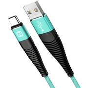 Кабель Nobby Expert USB-C мятный, 1 м, 2A