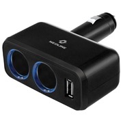 Разветвитель Neoline SL-210 на 2 прикуривателя и 1 USB