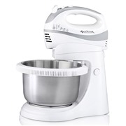 Миксер CENTEK CT-1107белый/сталь  3,5 литра, 320 Вт, стальная чаша, 5 скоростей