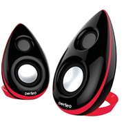 Акустическая система Perfeo Rocket  черная PF-1961-B ,2.0, 2х3Вт,USB