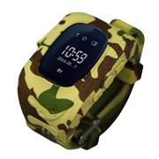 Умные часы Carcam Каркам Baby Watch Q50 Yellow Camo Лесной камуфляж