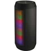 Портативная акустика Ginzzu GM-898B, 2х3W, черный. BT-Колонка/USB/SD/AUX/FM/цветомузыка