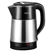 Чайник CENTEK CT-0021 2000Вт, 2,2 л, металл, двойные стенки