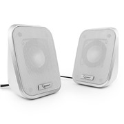Акустическая система Gembird SPK-100-W  White 6 Вт,2.0 регулятор громкости, USB-питание
