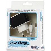 З/У SmartBuy (SBP-8060) Color Combo USB 2А+кабель microUSB черный