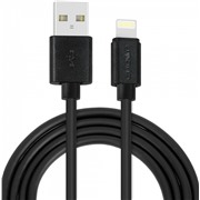 Кабель Crown (1012L) Apple 8-pin черный, 1 м, 2A