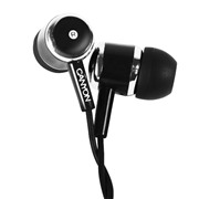 Наушники Canyon CNE-CEPM01 Black вкладыши вакуумные с микрофоном