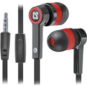Гарнитура Defender Pulse 420 черная+красная вставка