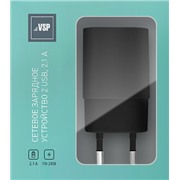 З/У BoraSCO (20648) 2 USB 2.1A, черный