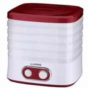 Сушилка для овощей и фруктов LUMME LU-1853 краснный рубин 250 Вт, 5 поддонов, мех.управление