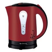 Чайник CENTEK CT-1007 красный 2200Вт, 1.8л, открывание ручкой, рисунок