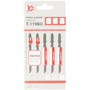 Пилки для лобзика Набор пилок Калибр Т119ВO (арт.005102)