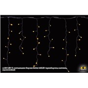  Sneha A-020 LED YL светодиодная "бахрома" 3x0.6м 140LED черный провод влагозащ., морозостойкий