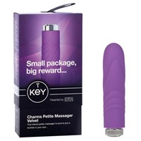 Jopen Key Charms Petite Massager Velvet, фиолетовый
Водонепроницаемый минивибратор