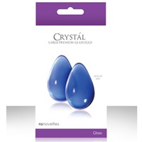 NS Novelties Crystal Kegel Eggs, голубой
Вагинальные шарики из стекла, большие