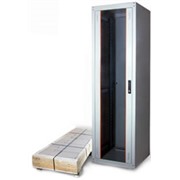 Шкаф монтажный напольный 19" EcoLine 42U 600x800x2040 стекл. дверь