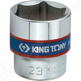 Головка торцевая стандартная шестигранная 3/8", 22 мм, KING TONY, 333522M