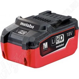 Аккумулятор LiHD, 18 В, 6,2 Ач, METABO, 625341000
