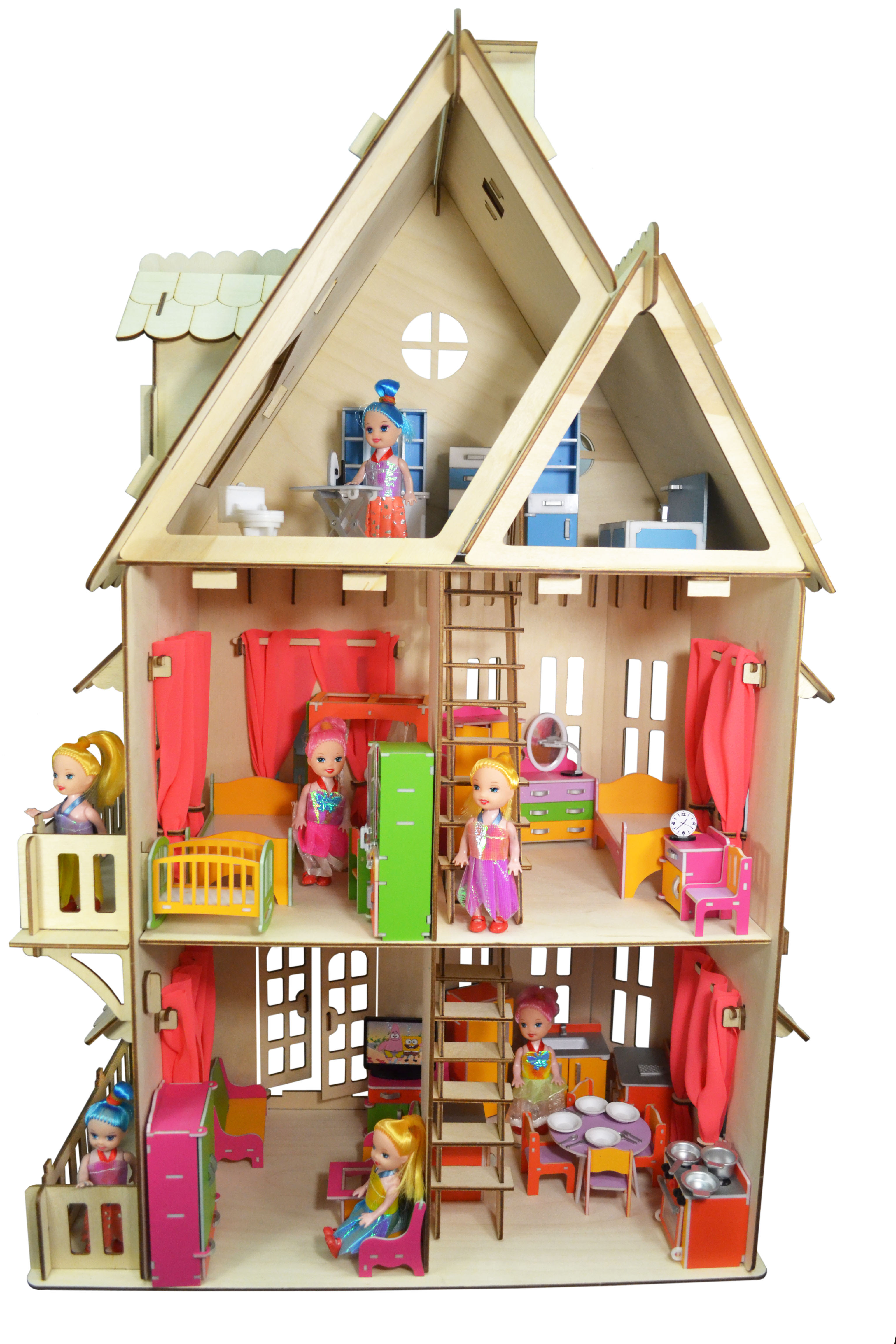 Кукольный домик Polly Eco дом