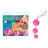 California Exotic Graduated Orgasm Balls, розовыйТри вагинальных шарика