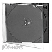 Бокс для CD/DVD дисков VS CD-box Slim/5 черный
