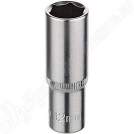 Головка торцевая 1/4" глубокая 12 мм KRAFT KT 700659